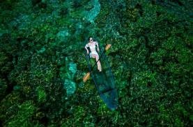 Hai điểm chèo kayak trong suốt