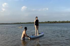 Trốn nóng tại khu rừng ngập mặn gần Hạ Long