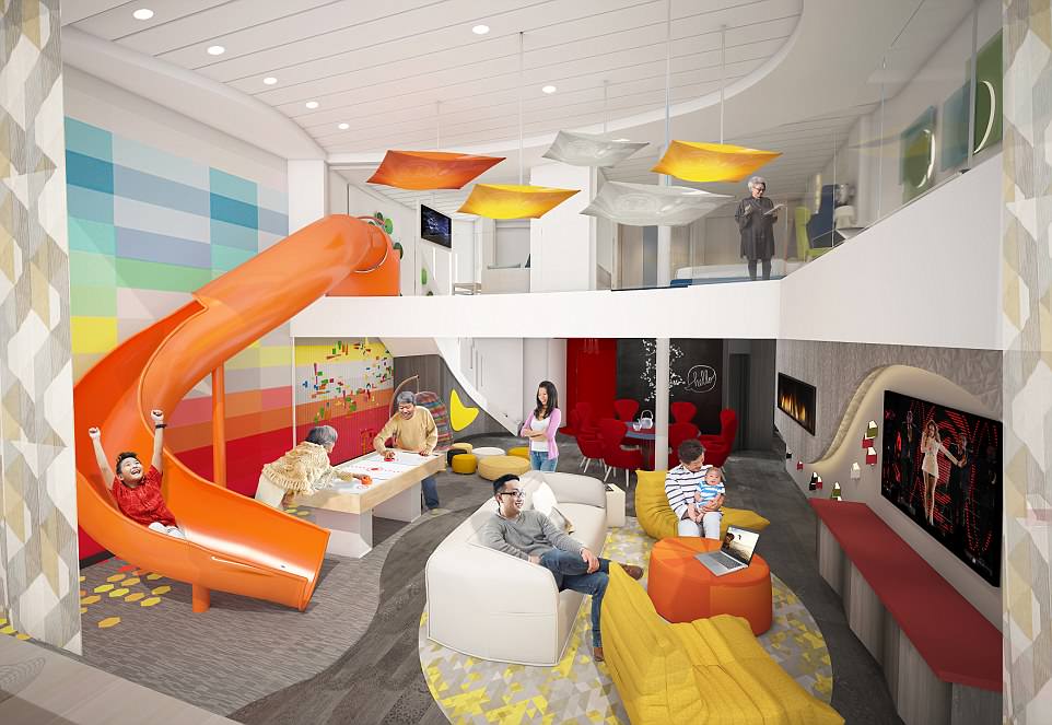 Ultimate Family Suite là hạng phòng VIP nhất du thuyền