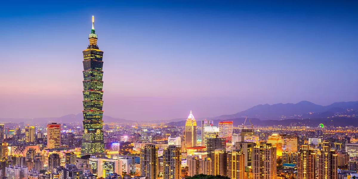 Đài Bắc lung linh trong đêm
